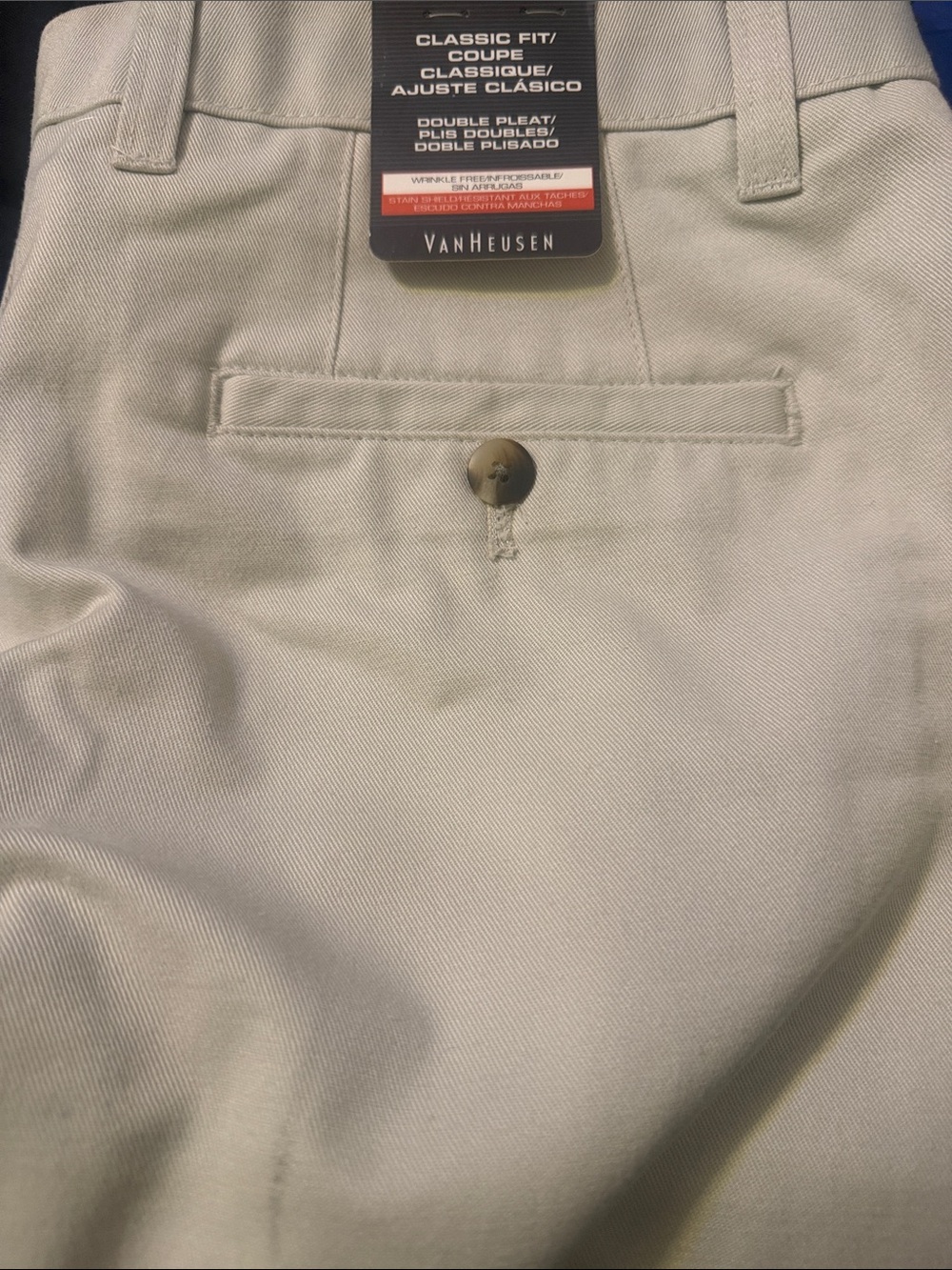 Van Heusen Men’s Classic Fit Chinos - Light Khaki